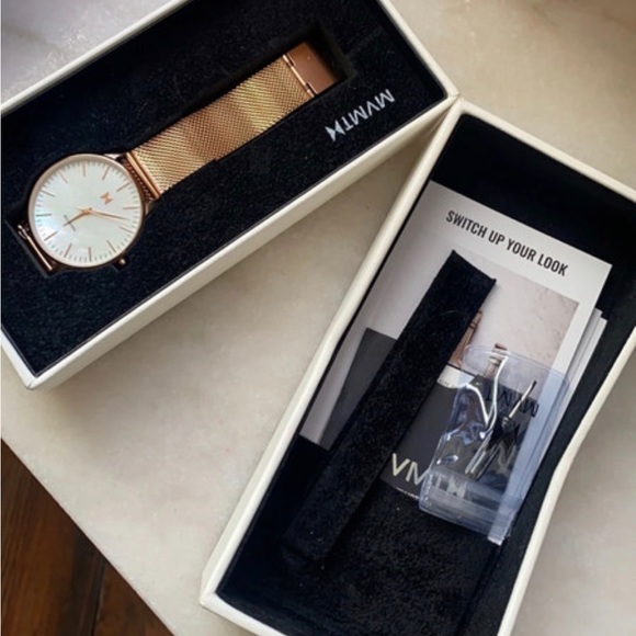 MVMT Boulevard Rose Gold & Pearl watch main image 5